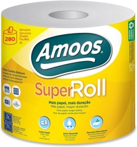 Amoos toalla mayordomo super roll doble hoja 280 h paq 6 und J6270034