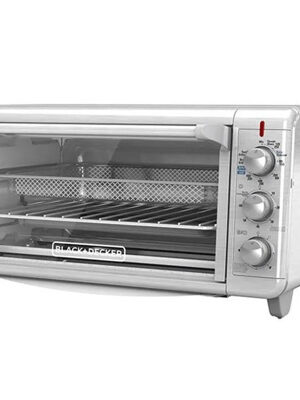 Black + Decker Horno con Freidora de Aire 8 rebanadas inox TO3265xSS-LA