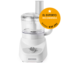Black + Decker procesador alimentos 2 veloc 8 tazas 450w blanco FP1337