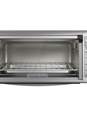 Black + Decker horno de conveccion extra ancho 8 rebanadas inox TO3260XSBD