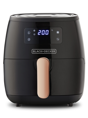 Black + Decker freidora de aire digital 5L negra HFD5055B