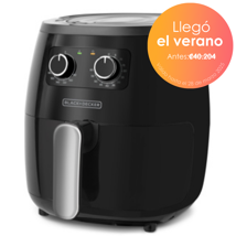Black + Decker freidora de aire 55 litros negra HF5055B