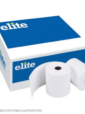 Elite caja rollo papel bond 3x 2 3/4 1t (76x70mm) B7670DF 50unds