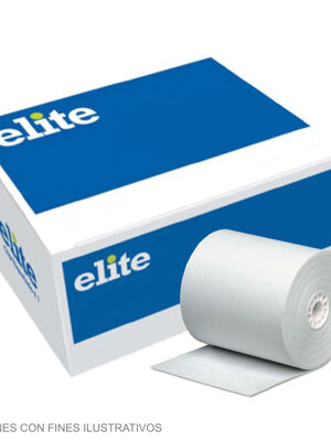 Elite caja rollo papel bond para sumadora 2 1/4'' 1t (57x60 mm) B5760 100unds