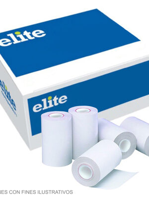 Elite caja rollo papel termico 2 1/4 1t (57mm) para datafono 23 mts T5723MDF 162und