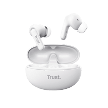Trust audifonos bluetooth color blanco microf /cancelacion de ruido - 25172