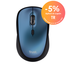 Trust mouse inalambrico eco color azul- 24551