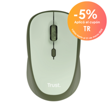 Trust mouse inalambrico eco color verde- 24552