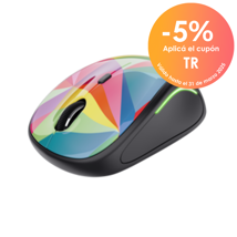 Trust mouse inalambrico multicolor - 22337