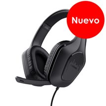 Trust audifonos alambricos gamer color negro - 24990