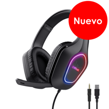Trust audifonos alambricos gamer iluminacion led multicolor - 25331