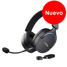 Trust audifonos inalambricos gamer color negro - 24901