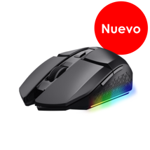 Trust mouse gaming inalambrico GXT 110 Felox recargable con iluminación LED multicolor negro - 25037