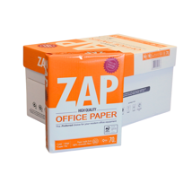 Zap papel resma blancura 97% caja 10 und 85 X 11 500hjs 70 grs