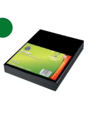 Barrilito foamy carta terciopelo verde pk 10 unidades fleva007