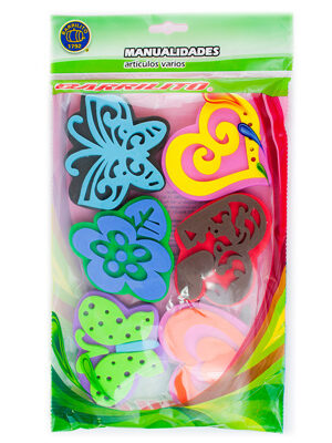 Barrilito set de sellos de foamy varias formas fs038