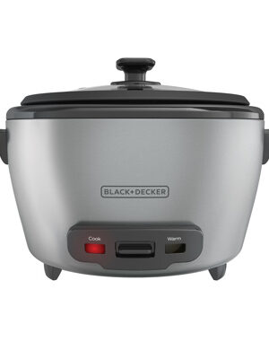 Black + Decker olla arrocera 20 tz cocidas gris RC5200M