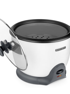 Black + Decker olla arrocera 20 tz cocidas blanca RC620W