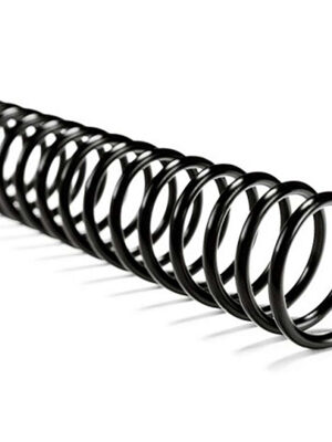 Emdo arillo plastico espiral negro paso 4:1 06mm p/30 hjs bolsa 100 unidades 1111-10660