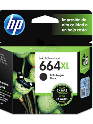 HP cartucho negro 480Pgs #664Xl F6V31Al