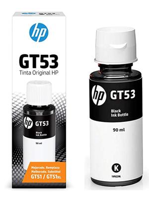 HP botella de tinta gt53 negro 5000Pgs 1Vv22Al