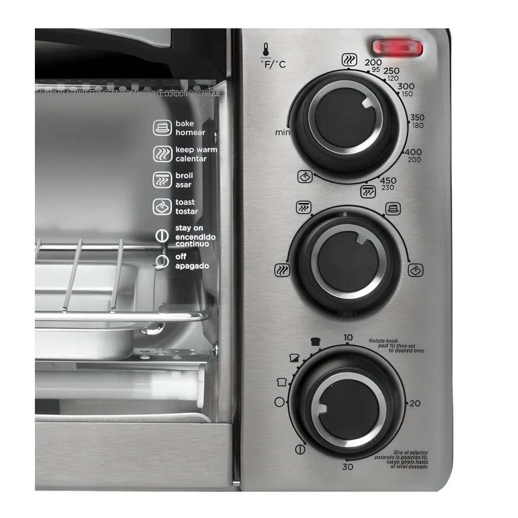 Black + Decker Horno Tostador de Convección Natural 4 Rebanadas, TO1755SBG-LA - Imagen 3